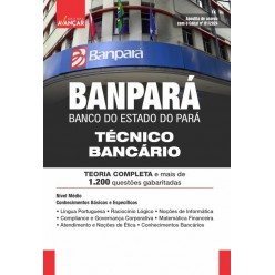 BANPARÁ 2024 - Técnico Bancário: E-BOOK - Liberação Imediata