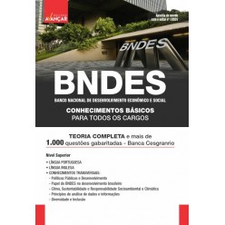 BNDES 2024 - BANCO NACIONAL DE DESENVOLVIMENTO ECONÔMICO E SOCIAL - Conhecimentos básicos para todos os cargos: E-BOOK - Liberação Imediata