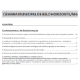 CÂMARA MUNICIPAL DE BELO HORIZONTE BH / MG - Analista de Controle Interno: IMPRESSO - FRETE GRÁTIS