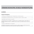 CÂMARA MUNICIPAL DE BELO HORIZONTE BH / MG - Conhecimentos Gerais Para os Cargos de Nível Superior: IMPRESSA + E-BOOK - FRETE GRÁTIS