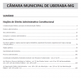 CÂMARA MUNICIPAL DE UBERABA - MG - ANALISTA DE APOIO ÀS COMISSÕES PERMANENTES 2025