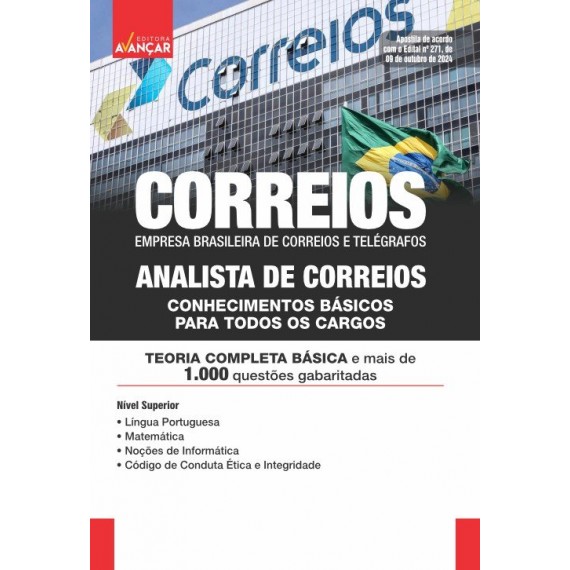 CORREIOS 2024 - ANALISTA DE CORREIOS: IMPRESSA