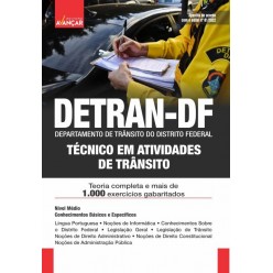 DETRAN DF - Departamento de Trânsito do Distrito Federal - Técnico em Atividades de Trânsito - E-BOOK - Liberação Imediata