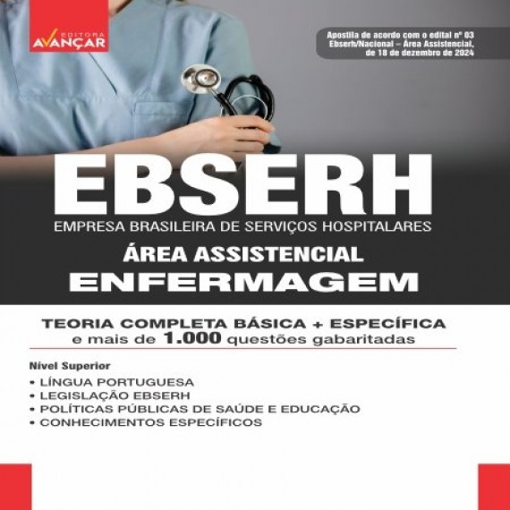 EBSERH 2025 - Área Assistencial: Enfermagem