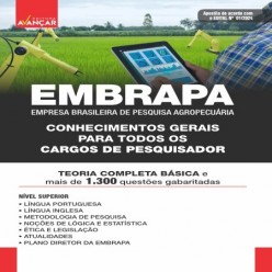 EMBRAPA - CONHECIMENTOS GERAIS PARA TODOS OS CARGOS PESQUISADOR: E-BOOK - Liberação Imediata