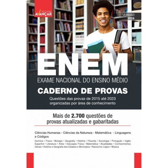 ENEM - EXAME NACIONAL DO ENSINO MÉDIO - CADERNO DE PROVAS: IMPRESSA + E-BOOK - Liberação Imediata