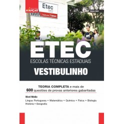 ETEC - TEORIA COMPLETA E QUESTÕES - VESTIBULINHO: E-BOOK - Liberação Imediata