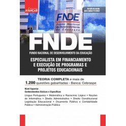 FNDE  - Especialista em Financiamento e Execução de Programas e Projetos Educacionais: E-BOOK - Liberação Imediata