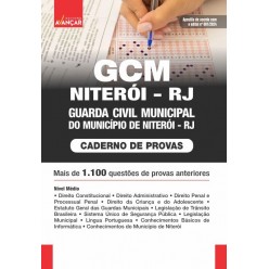 GCM NITERÓI RJ - GUARDA CIVIL MUNICIPAL - Caderno de provas: E-BOOK - Liberação Imediata