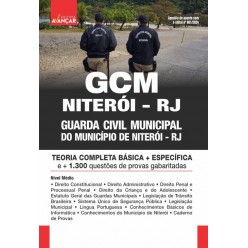 GCM NITERÓI RJ - GUARDA CIVIL MUNICIPAL - Teoria completa + Caderno de provas: E-BOOK - Liberação Imediata