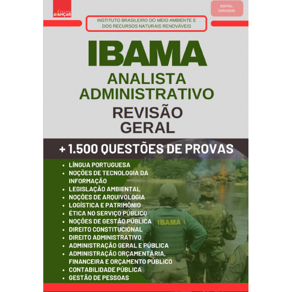 IBAMA 2025 - ANALISTA ADMINISTRATIVO - Caderno de Provas