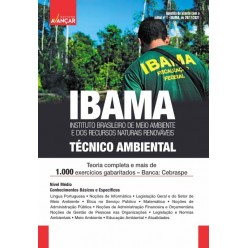 IBAMA - Edital 2021/2022 - Técnico Ambiental - Completa e Atualizada: E-book