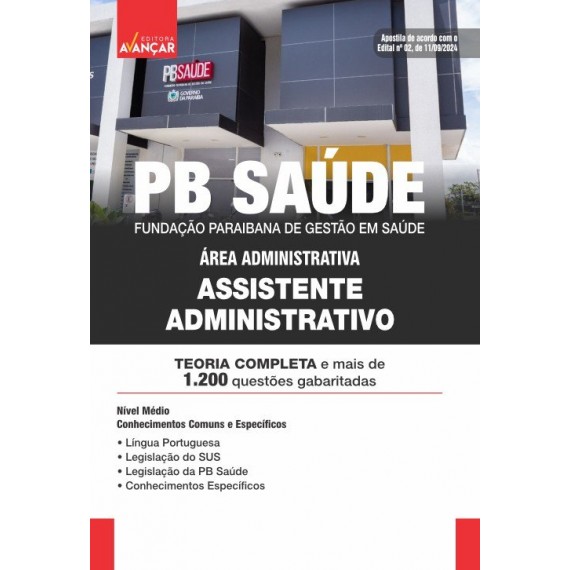 PB Saúde - Assistente Administrativo: IMPRESSA