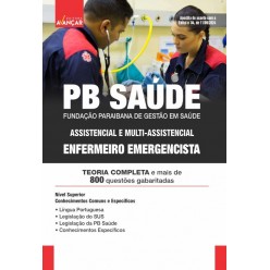 PB Saúde - Enfermeiro Emergencista: E-BOOK - Liberação Imediata