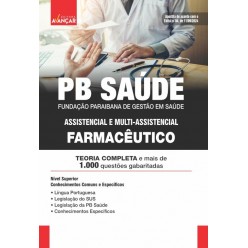 PB Saúde - Farmacêutico: E-BOOK - Liberação Imediata