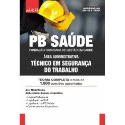 PB Saúde - Técnico em Segurança do Trabalho: E-BOOK - Liberação Imediata