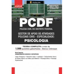 PCDF 2024 - PSICOLOGIA: E-BOOK - Liberação Imediata