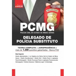 PCMG 2024 - DELEGADO DE POLÍCIA SUBSTITUTO: E-BOOK - Liberação Imediata