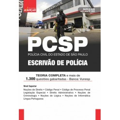 PCSP - Polícia Civil do Estado de São Paulo - ESCRIVÃO DE POLÍCIA: IMPRESSO - Frete grátis
