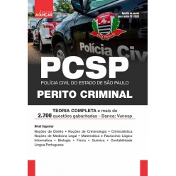 PCSP - Polícia Civil do Estado de São Paulo - PERITO CRIMINAL: E-BOOK - Liberação Imediata