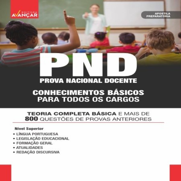 PND - PROVA NACIONAL DOCENTE - CONHECIMENTOS BÁSICOS PARA TODOS OS CARGOS
