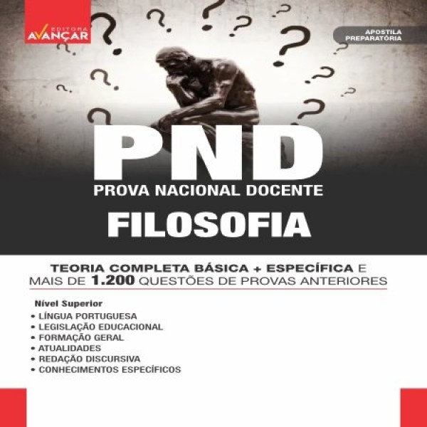 PND - PROVA NACIONAL DOCENTE - FILOSOFIA