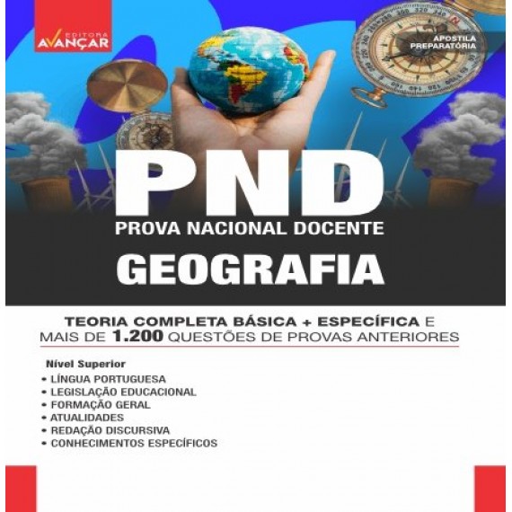 PND - PROVA NACIONAL DOCENTE - GEOGRAFIA