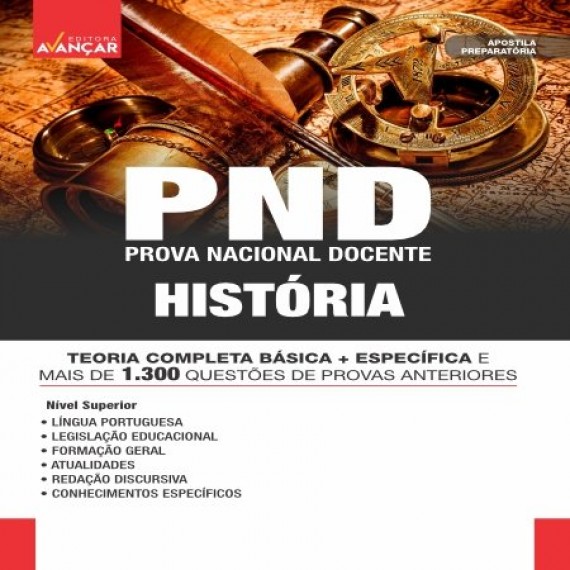 PND - PROVA NACIONAL DOCENTE - HISTÓRIA