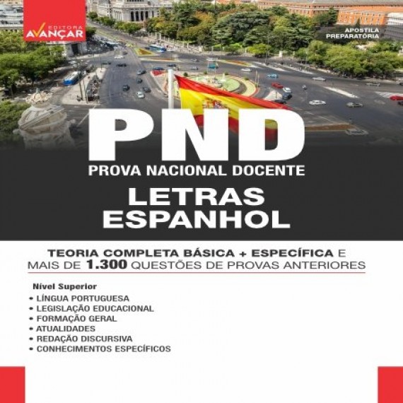 PND - PROVA NACIONAL DOCENTE - LETRAS: ESPANHOL