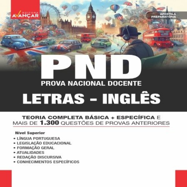 PND - PROVA NACIONAL DOCENTE - LETRAS: INGLÊS