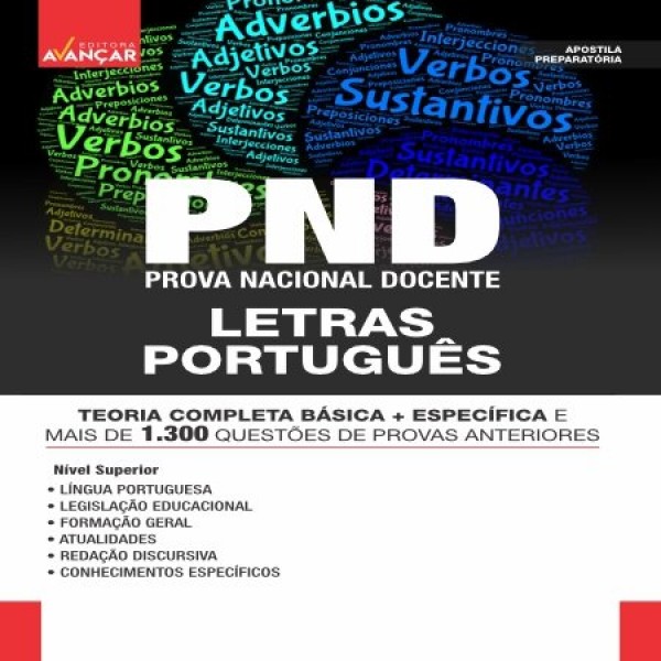 PND - PROVA NACIONAL DOCENTE - LETRAS: PORTUGUÊS