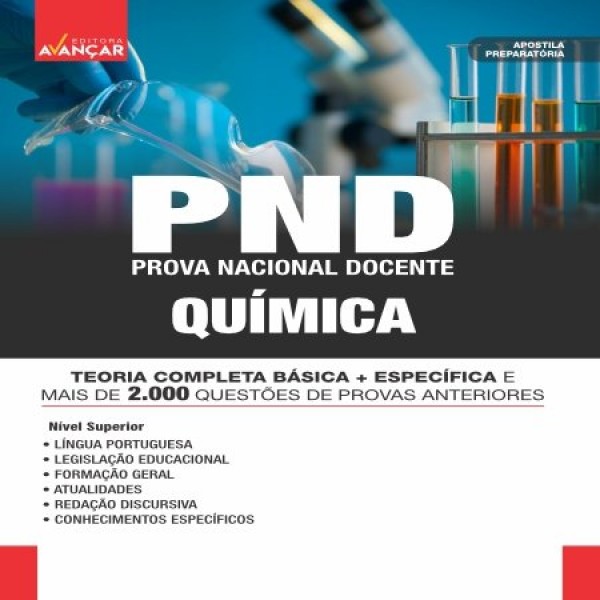 PND - PROVA NACIONAL DOCENTE - QUÍMICA