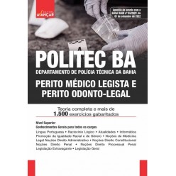 POLITEC BA - Perito Médico Legista e Perito Odonto Legal - E-BOOK - Liberação Imediata