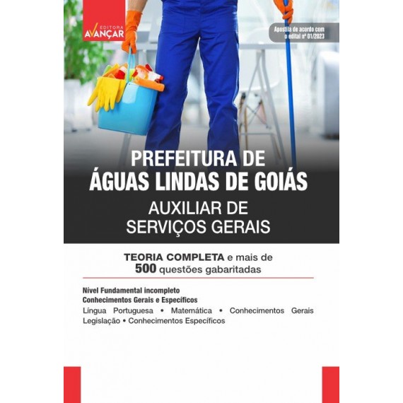 Prefeitura Águas Lindas de Goiás - Auxiliar de Serviços Gerais: IMPRESSA