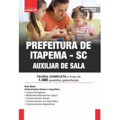 PREFEITURA DE ITAPEMA SC - Auxiliar de Sala: E-BOOK - Liberação Imediata