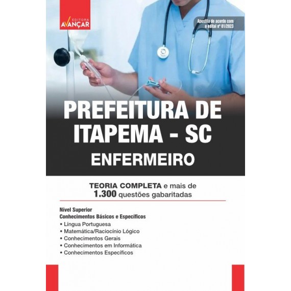 PREFEITURA DE ITAPEMA SC - Enfermeiro: E-BOOK - Liberação Imediata