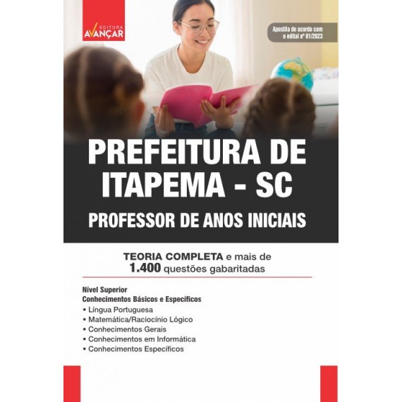 PREFEITURA DE ITAPEMA SC - Professor de Anos Iniciais: IMPRESSO