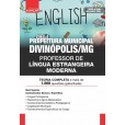 PREFEITURA DE DIVINÓPOLIS MG - PROFESSOR DE LÍNGUA ESTRANGEIRA MODERNA: IMPRESSA - Frete Grátis