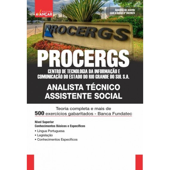 PROCERGS - Assistente Social: IMPRESSA - Frete grátis + E-book de bônus com Liberação Imediata