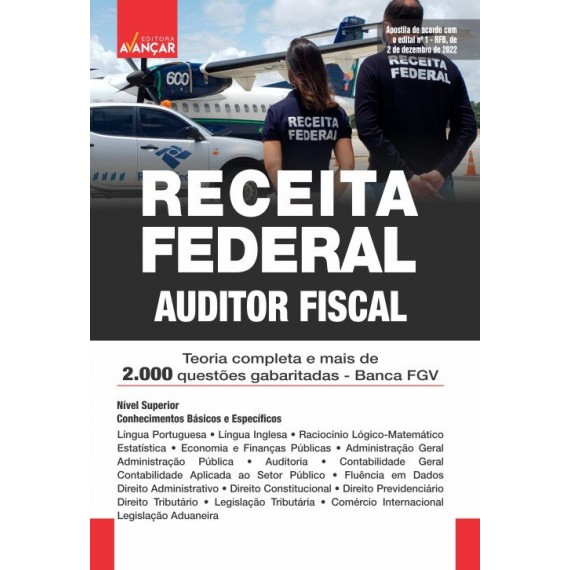 RECEITA FEDERAL DO BRASIL - Auditor Fiscal - AFRFB - IMPRESSA + E-BOOK - Liberação Imediata