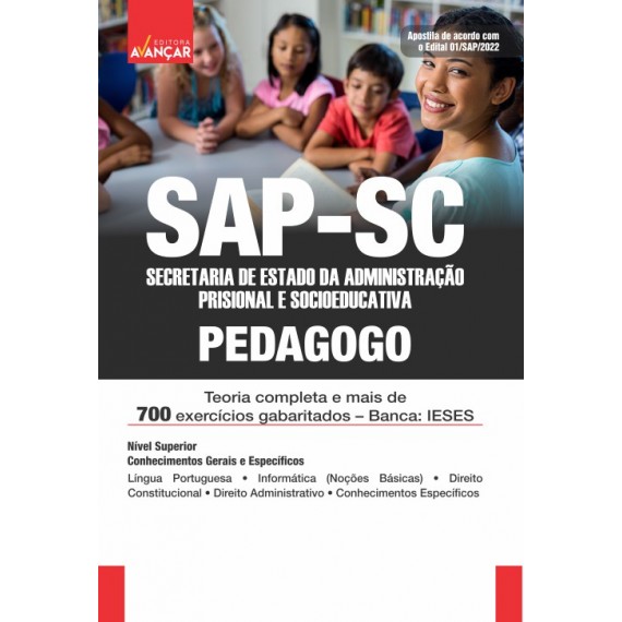 SAP SC - Pedagogo: IMPRESSA - FRETE GRÁTIS - E-book de bônus com Liberação Imediata