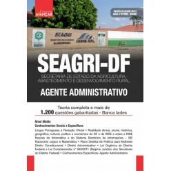 SEAGRI DF - Agente Administrativo - E-BOOK - Liberação Imediata