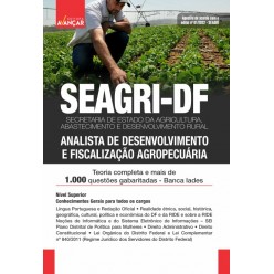 SEAGRI DF - Analista de Desenvolvimento e Fiscalização Agropecuária - E-BOOK - Liberação Imediata