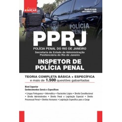 PP RJ - Polícia Penal do Estado do Rio de Janeiro - Inspetor de Polícia Penal - IMPRESSO com Frete Grátis