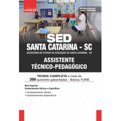 SED SANTA CATARINA SC 2024 - Assistente Técnico Pedagógico: E-BOOK - Liberação Imediata