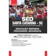 SED SANTA CATARINA SC 2024 - Educação Indígena - Professor: Geografia: IMPRESSA - Frete Grátis