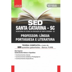 SED SANTA CATARINA SC 2024 - Professor: Língua Portuguesa e Literatura: IMPRESSO