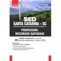 SED SANTA CATARINA SC 2024 - Professor: Recursos Naturais: E-BOOK - Liberação Imediata