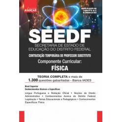 SEEDF - Professor Temporário 2023 - FÍSICA: E-BOOK - Liberação Imediata