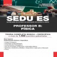 SEDU ES 2025 - PROFESSOR B - FÍSICA: E-BOOK - Liberação Imediata